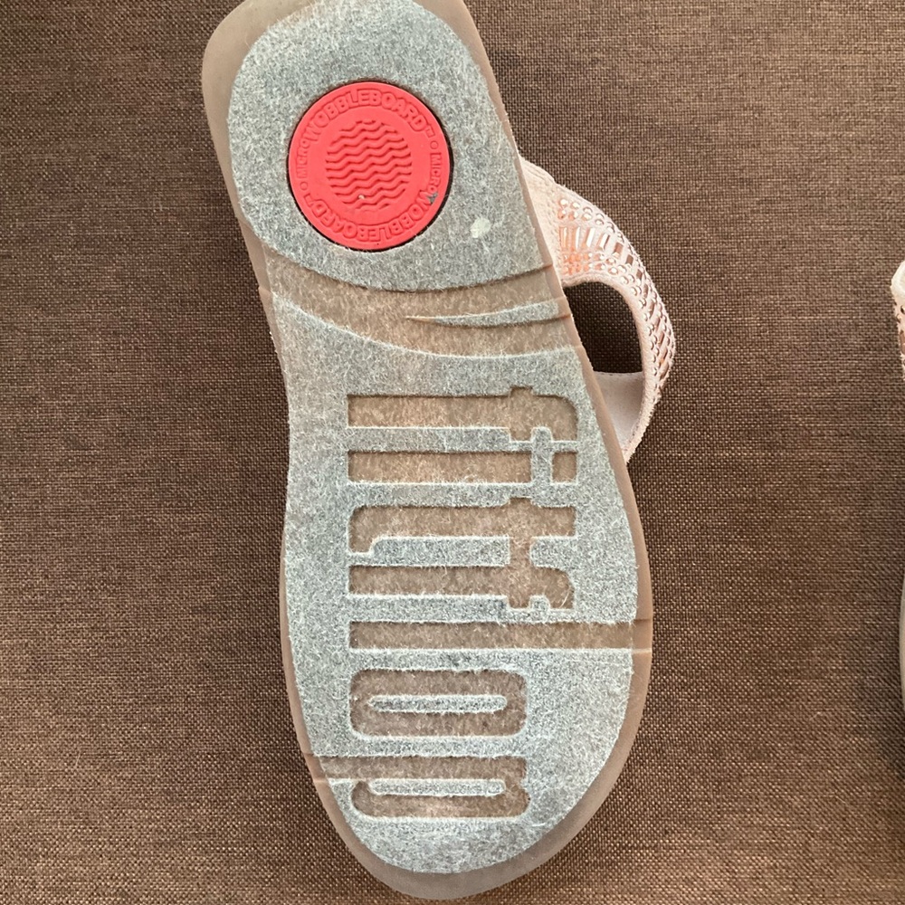 Fitflop Light Tan Sandals with Studded Strap - Picture 4 of 7